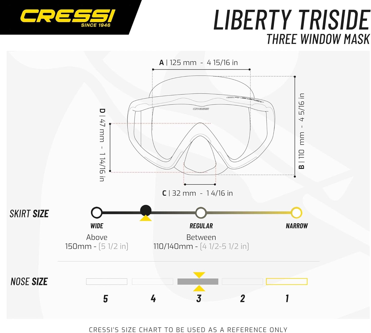 Cressi Liberty Triside