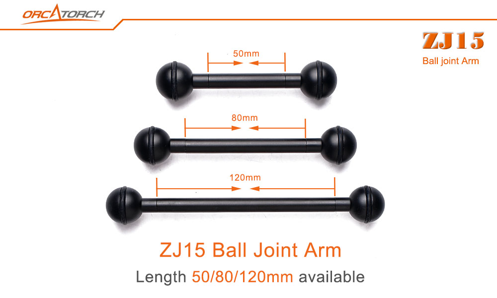 Orcatorch ball joint arm